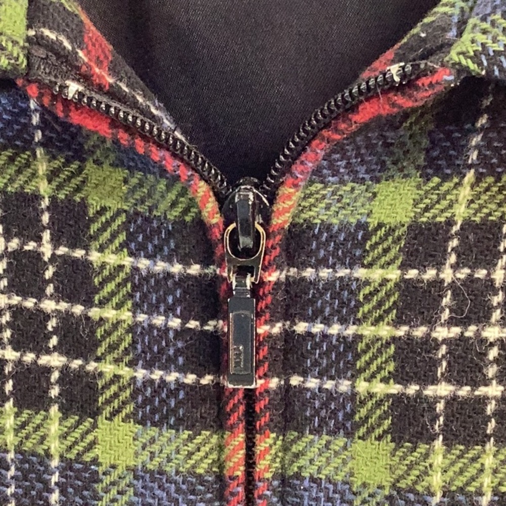 Vintage Pendleton Plaid Wool Lined Jacket Size Xl - image 5